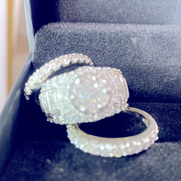 Kay Piece Bridal Set in 14K White Gold 💃🏻 like new - Picture 4 of 6